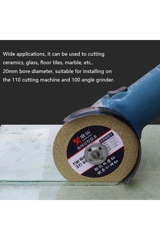 Pazly 110mm Elmas Kesme Diski - Yüksek Dayanıklı Seramik, Cam, Mermer Kesme