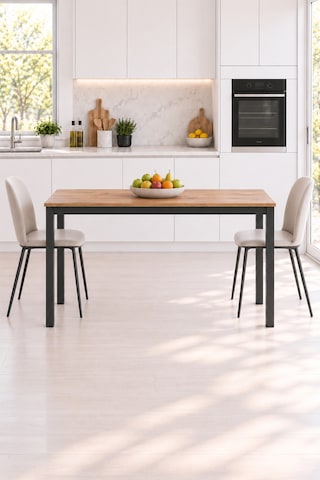 Sehpol Balkon Masası 120x45x73 Cm Antrasit - Atlantik Çam