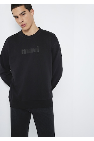 Mavi - Bisiklet Yaka Siyah Sweatshirt 0s10551-900 Siyah