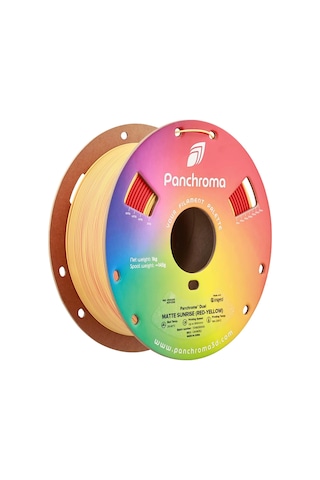 Polymaker Panchroma Dual Pla Mat Gündoğumu Kırmızı - Sarı