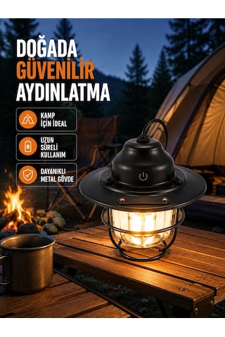 Uzun Ömürlü Bataryalı Outdoor Led Gece Lambası Najmaddin