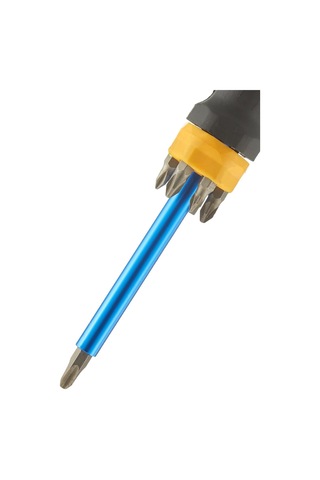W 2244, Bits Uçlu Tornavida Seti, Gri/siyah/turuncu, 8 Parça