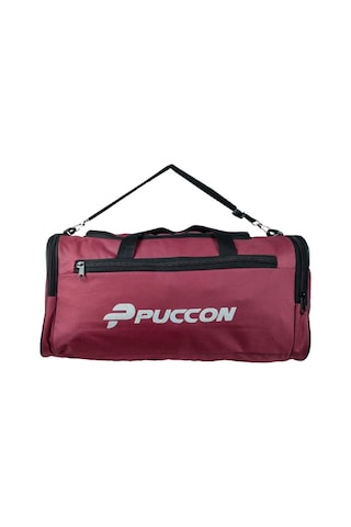 Puccon Kadın Erkek Bordo Tatil Seyahat Spor Çantası - El ve Omuz