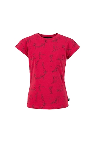 Brz Kids Kız Çocuk Baskılı Pijama Takımı Kırmızı