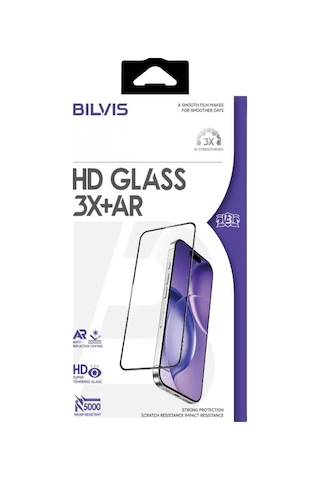 Apple iPhone Uyumlu 17 Pro Max Bilvis 3x Ar Hd Cam Ekran Koruyucu -