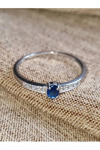 Sılver Whale 925 Ayar Gümüş, Taşlı Yüzük 35690800 Gri