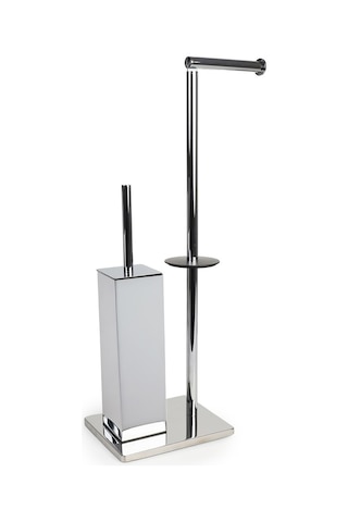 Kobos Hareketli Wc Set Kare Parlak Krom Kbw-871cr