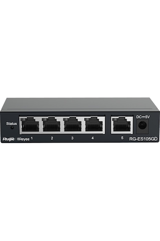 Ruijie Reyee RG-ES105GD 5 Port Metal Kasa Gigabit Switch
