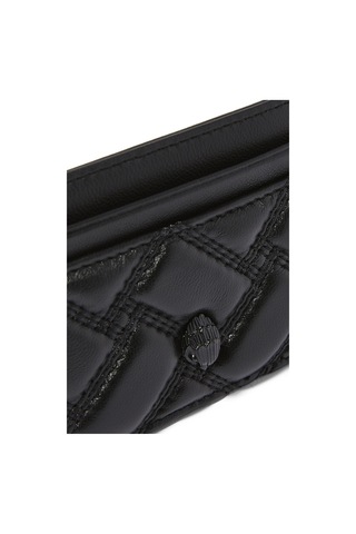 Kurt Geiger Kensington Drench Deri Kartlık 4 Kart Gözlü 9x7 Cm, Şık Ve Kompakt Tasarım Siyah