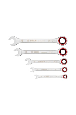 Cırcırlı Anahtar Seti, Anahtar Takımı 5 Parça, 8,10,13,17,19mm, 1600a02z3d, Mavi