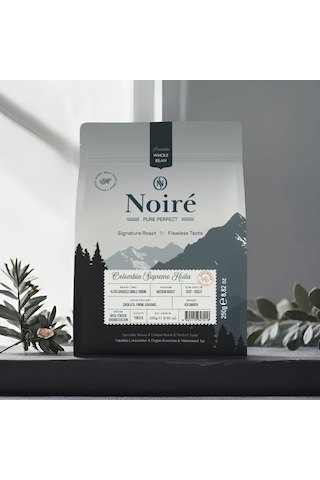 Noire Colombia Supremo Huila 250g %100 Arabica Single Origin Çekirdek