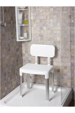 Primanova Cappadocia M-KV20-01 Sırt Destekli Banyo Sandalyesi Beyaz Primanova Cappadocia M-KV20-01 Sırt Destekli Banyo Sandalyesi Beyaz