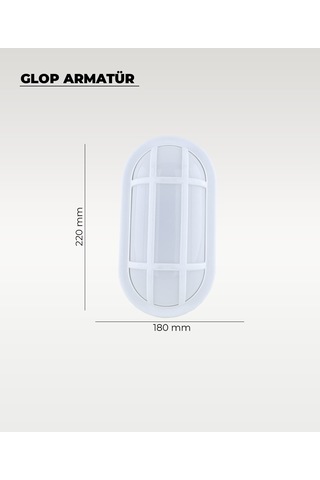30w Meda Led Armatür Beyaz Kasa 3200k Sarı Işık Beyaz