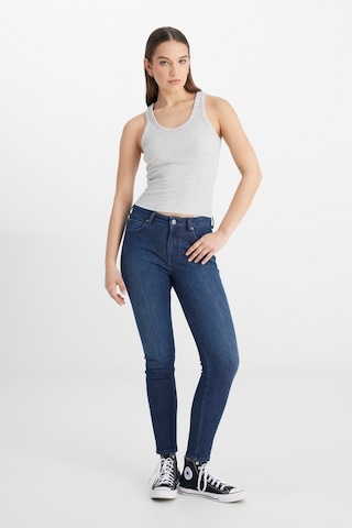Lee Slim Fit Dar Kesim Gri Tişört L241615036