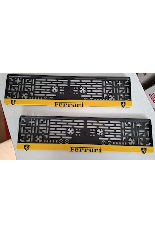 Ferrari Takmatik Standart Plakalık 2li