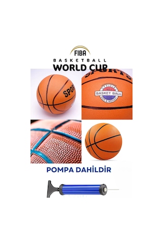 7 Numara Basketbol Topu,basket Topu Ve Pompa Şişirme Iğnesi