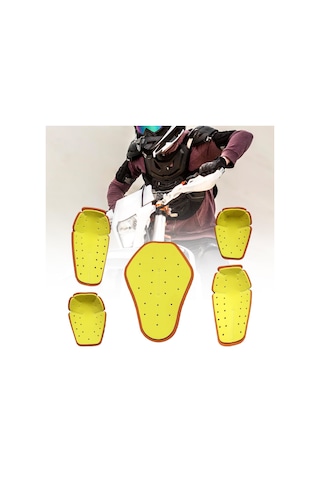 Suntek Motokros Motosiklet Için 5 Adet Vücut Koruyucu