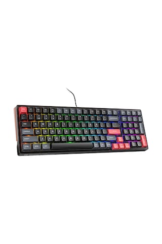 Machenike K600-B100 Lite Kablolu Brown Switch RGB İngilizce Oyuncu Klavye