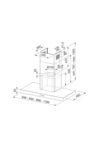 Franke Format FDF EG6 90 XS Duvar Tipi 90 CM Davlumbaz