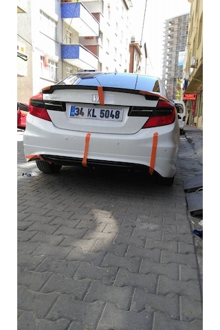 Honda Civic Fb7 Amerikan Spoiler - Bagaj Üstü - Abs Plastik - 2012+