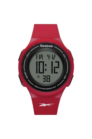 Reebok Rv-gen-u9-prpr-wb Dijital Kırmızı Silikon Kordon Erkek Kol Saati