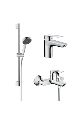 Hansgrohe Batarya Ve Sürgülü Duş Seti - Krom Hansgrohe Batarya Ve Sürgülü Duş Seti - Krom