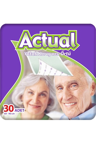 Actual Yatak Koruyucu Örtü 60 x 90 CM 30 Adet