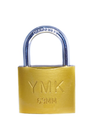 Ymk Eko Sarı Boyalı Kısa Kancalı Asma Kilit 32mm