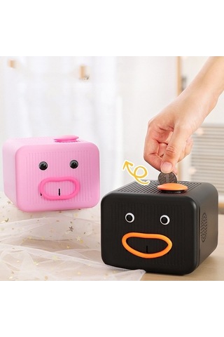 Tongxida Emojili Ses Kumbara Siyah, Elektrikli Hediye