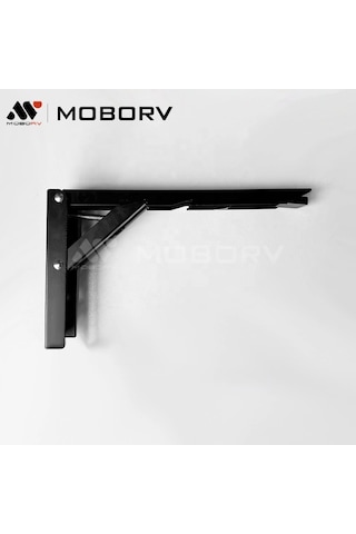 Moborv 7600-1001-300 30 Cm Siyah Katlanır Karavan Masa Ve Raf Braketi 100 Kg