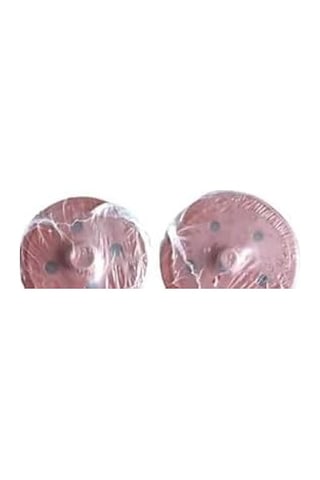 2 Adet 20 Cm Ve 23 Cm Toprak Sarma Dolma Kapağı Taşı Delikli Sırlı