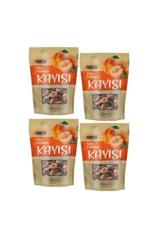 Yerli Doğal Gün Kurusu Kayısı Yumuşak Taze 4 Adet X 300 Gr 300 G