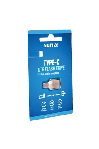 Sunix 128gb.type-c Ve Usb 3.0 Usb Flash Bellek Otg Çift Girişli Metal Sağlam  128 GB