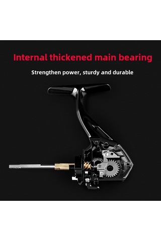 Mufunye Tam Metal Konstruksiyonlu Spinning Makine, Uygun Tüm Balıkçılık Senaryoları İçin Dürtüye Dayanıklı, Uzun Atışlı Olta Makinesi Fs4000