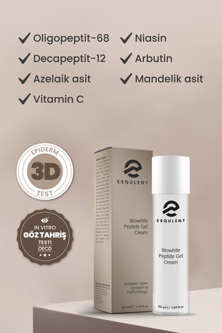 Esqulent Peptitli Leke Karşıtı Cilt Beyazlatıcı Yüz Kremi 50 ML