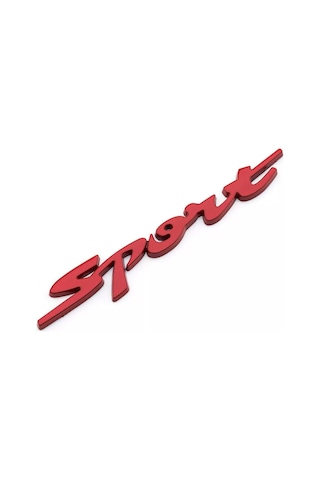 Sport Kırmızı Bagaj Yazısı 3m 3d Abs Fiat Palio Weekend