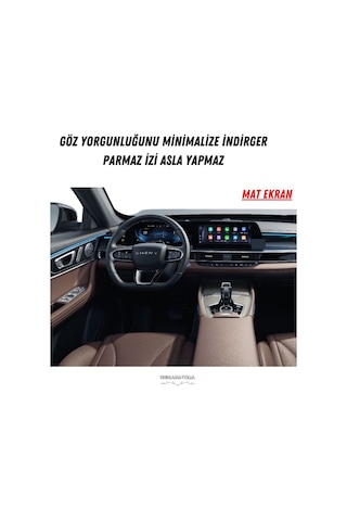 Chery Yeni Tıggo 7 Multimedya Ve Yolcu Ekran Uyumlu Mat Ekran Koruyucu