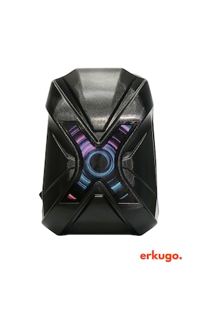 X Ekranlı Motor Sırt Çantası, Sırt Çantası, Telefon Kontrol Kask Taşıma Çantası, Led Çanta Siyah