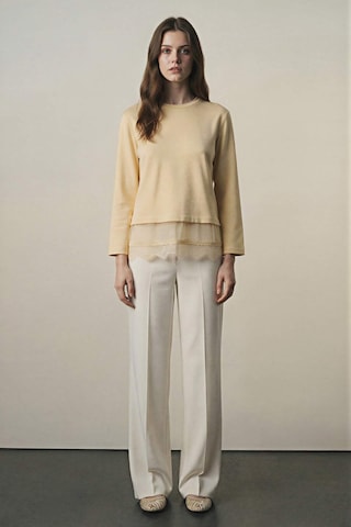 Defacto Regular Fıt Bisiklet Yaka Sweatshirt Tunik G9248ax26spyl252 Sarı-yl252