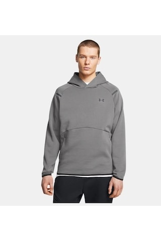 Under Armour Ua Unstoppable Flc Erkek Sweatshirt 1389350-025 Gri