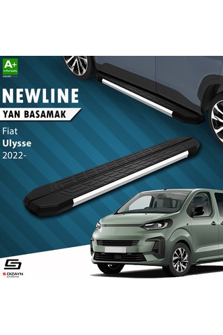 S-dizayn Fiat Ulysse Uzun Şase Newline Krom Yan Basamak 243 Cm 2022 Üzeri A+ Kalite