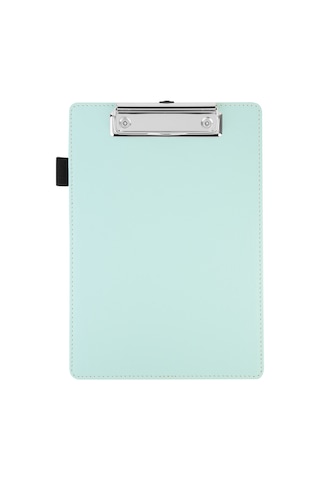 Sekreterlik,a5 Küçük Boy,kapaksız,a5 Clipboard Vegan Suni Deri,17,5x24,5 Cm.,su Yeşili
