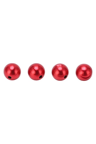 Xindoker Bisiklet Alüminyum Kablolu Uç Kapakları - Fren Ve Vites Kabloları İçin Kırılmayı Önleyen, Tekrarlı Kullanımlı Erişkin Bisiklet Aksesuarı Kırmızı Kırmızı