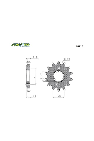 Ön Dişli Honda Xl V Transalp Abs 700cc Dişli Sayısı : +1 2008-2011