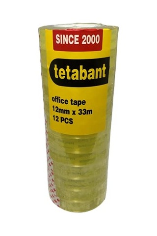 12 Mm X 33 M Kırtasiye Bandı-12 Adet 1