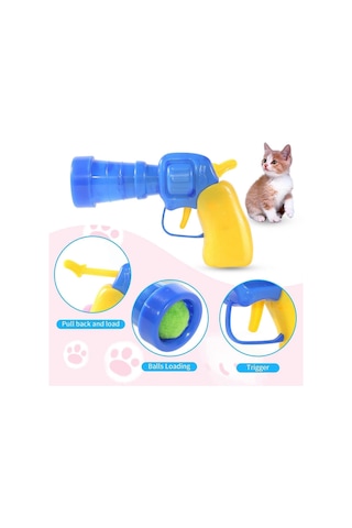 Etkileşimli Kedi Oyuncağı Kedi Oyuncağı Topları Kedi Oyuncağı Fırlatıcısı Kedi Oyuncağı Kediler Ve Yavru Kediler İçin Kedi Oyuncağı