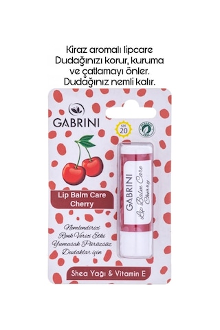 Gabrini Lip Care SPF20 Cherry Dudak Balmı