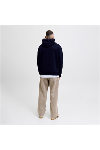 Jack & Jones Jack&jones Makoto Erkek Lacivert Kapüşonlu Sweatshirt Lacivert