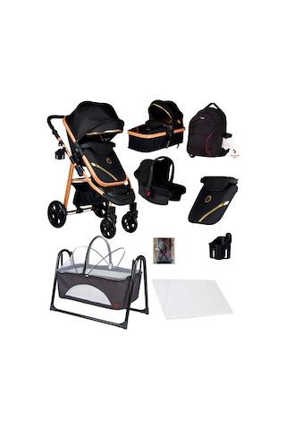 Baby Home Yeni Ekonomi Paket 8 In 1 1010 Travel Sistem Bebek Arabası 340 Anne Yanı Bebek Sepeti Beşik