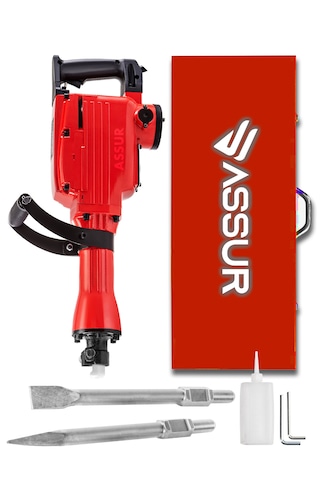 Assur ASR515 1800W 16 KG Darbeli Kırıcı Delici Hilti Kırmızı